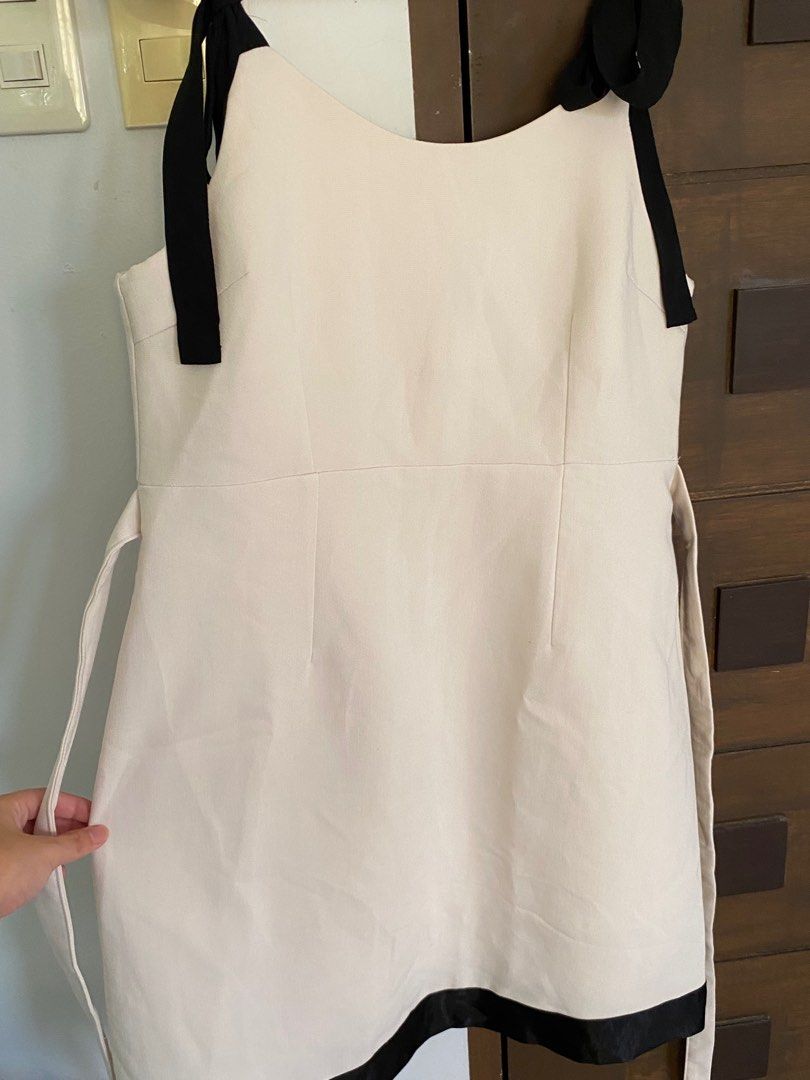 Dawning Tie Up Dress White