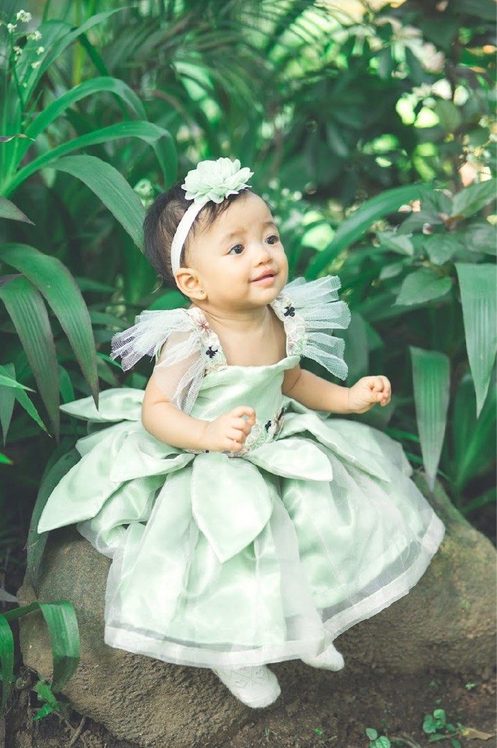 tinkerbell gown (Category: Babies & Kids Fashion) located in Batangas. Submitted by devolerpyu19 (Listing ID 1262525443, Image 3). Description: Used only during 1st birthday Customized gown.