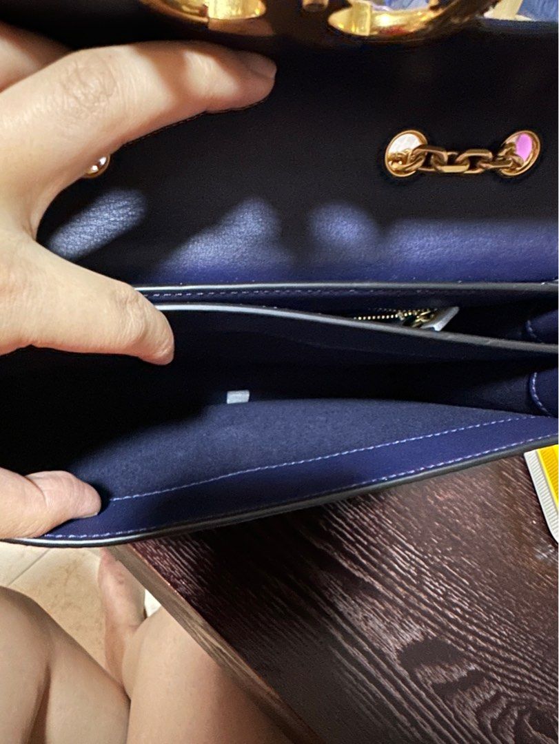 Gemini link embossed medium shoulder bag outlet