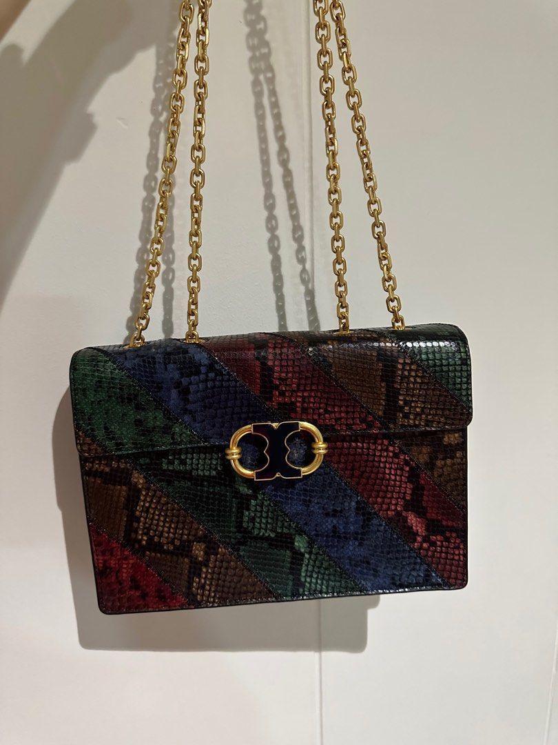 Gemini link embossed small online shoulder bag