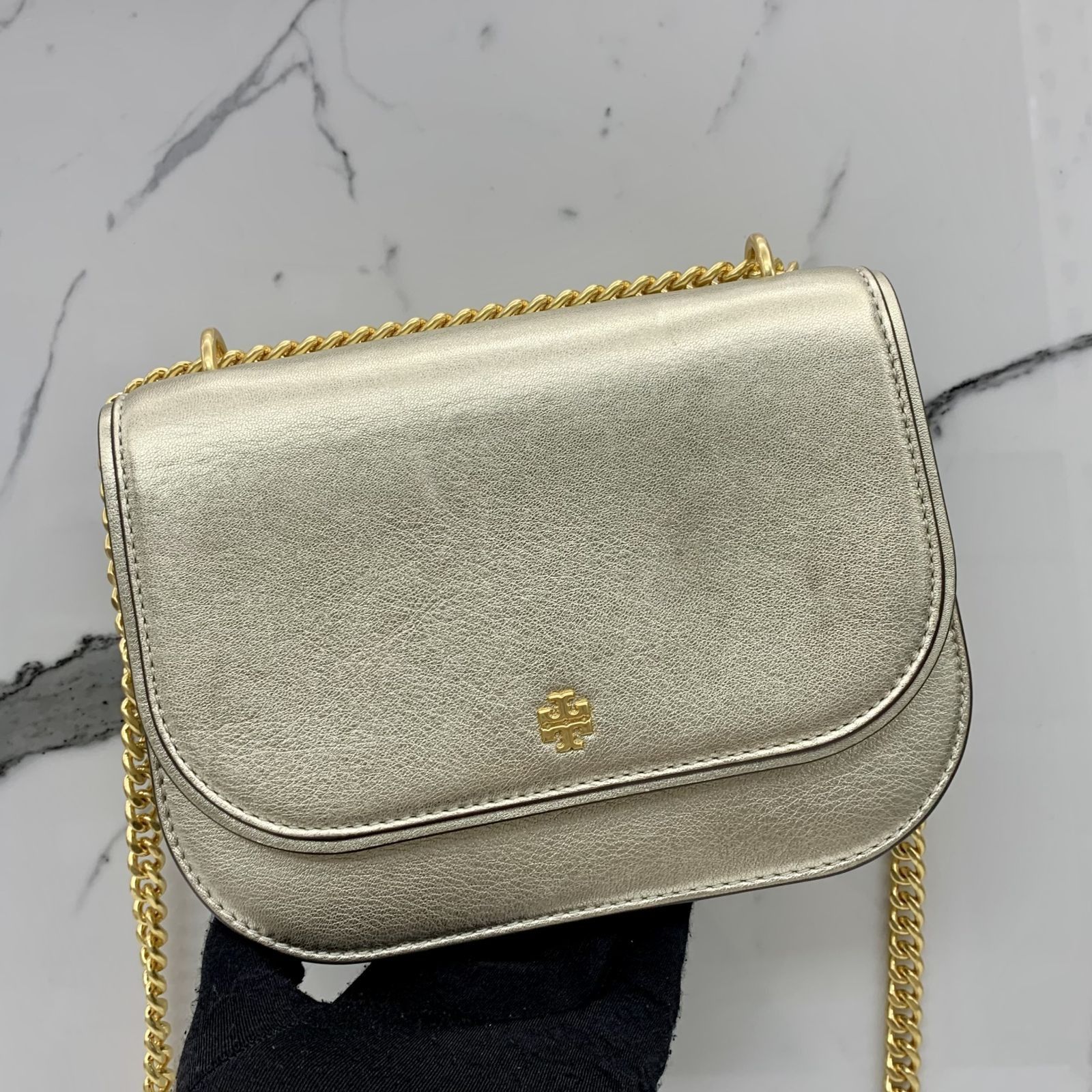 Tory burch clearance gold chain bag