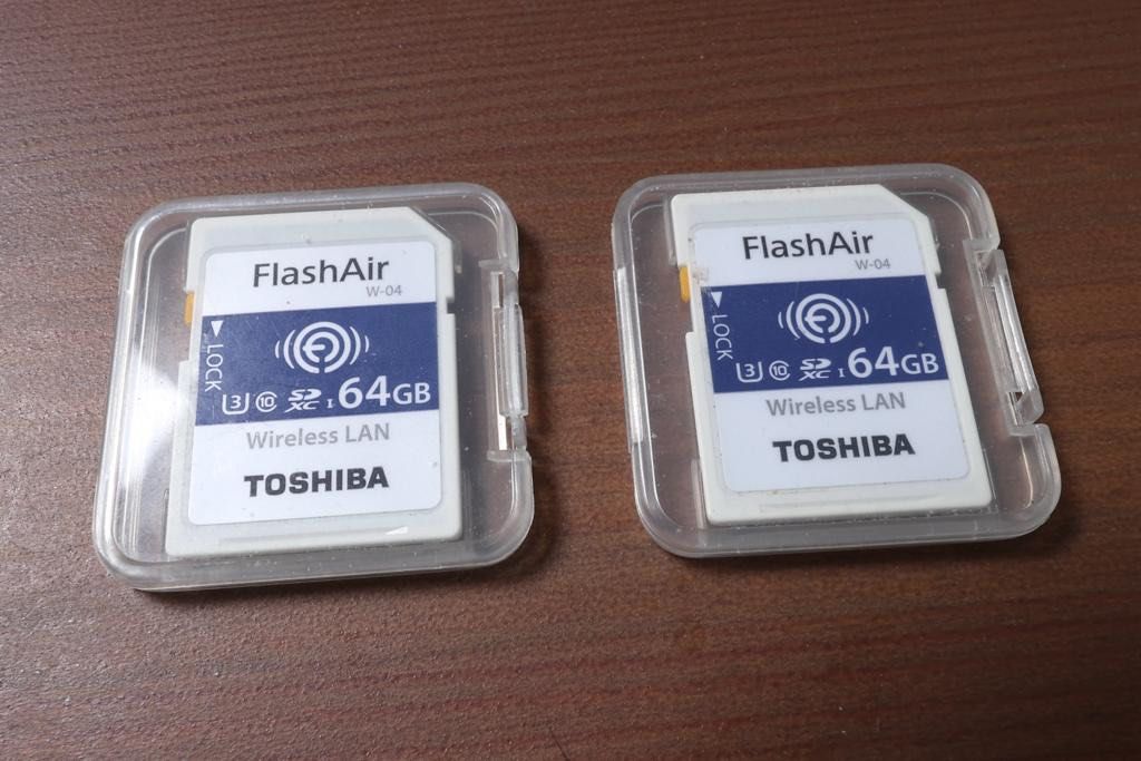 Toshiba FlashAir W-04 WiFi SD卡64GB x2, 手提電話, 電話及其他裝置