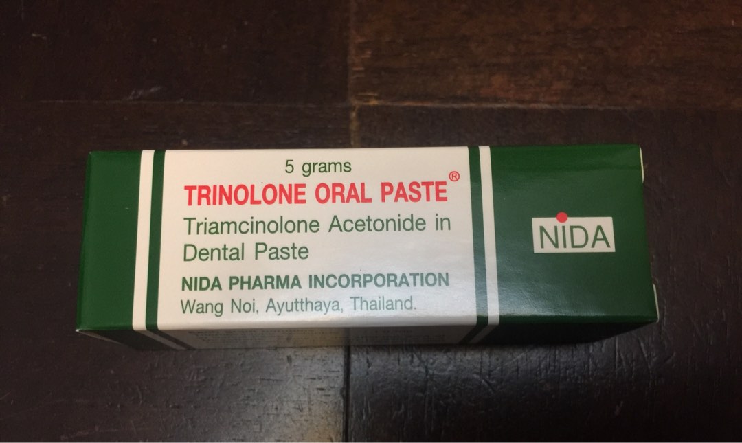 Trinolone Oral Paste (exp 2027), Health & Nutrition, Medical Supplies ...