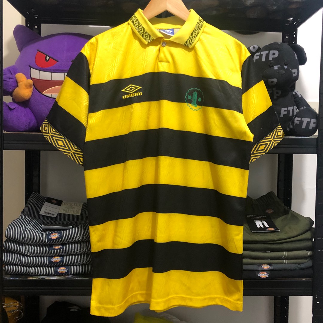 umbro yellow t shirt