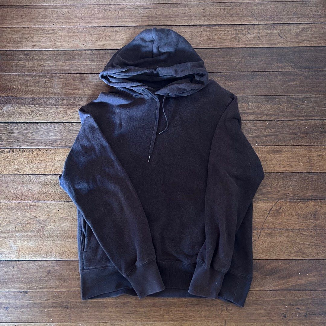 Uniqlo Hoodie (Mocha) (Category: Coats, Jackets and Outerwear) located in Calamba. Submitted by hiddengems__ (Listing ID 1262541249, Image 1). Description: Uniqlo Hoodie (Mocha) Size: M Length: 25” Width: 19” Sleeve: 23” Price: 450 .