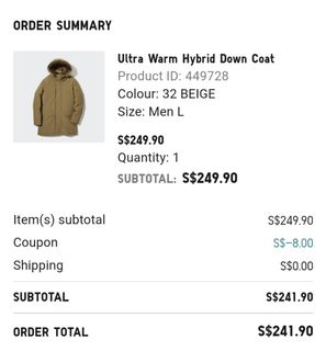 Affordable uniqlo hybrid down parka For Sale
