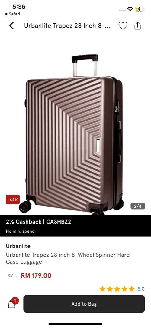 Urbanlite luggage cheap