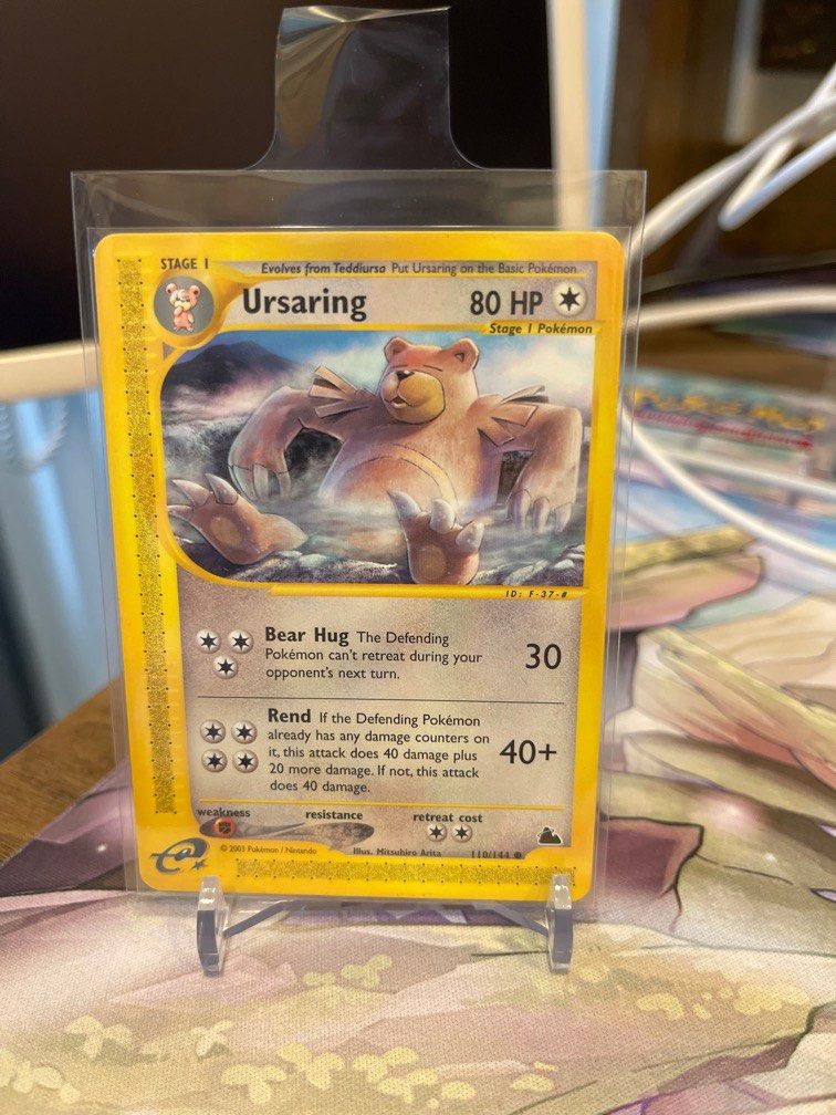 Ursaring Skyridge #110 Pokmon TCG, Hobbies & Toys, Toys & Games on  Carousell
