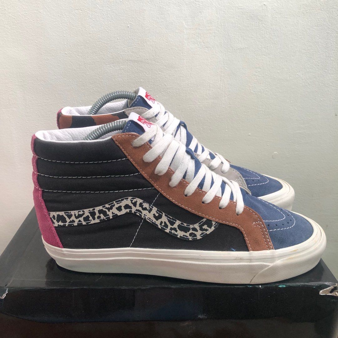 Vans Anaheim Factory SK8 Hi 38 Dx Animal Mix Size Us 8.5 Mens