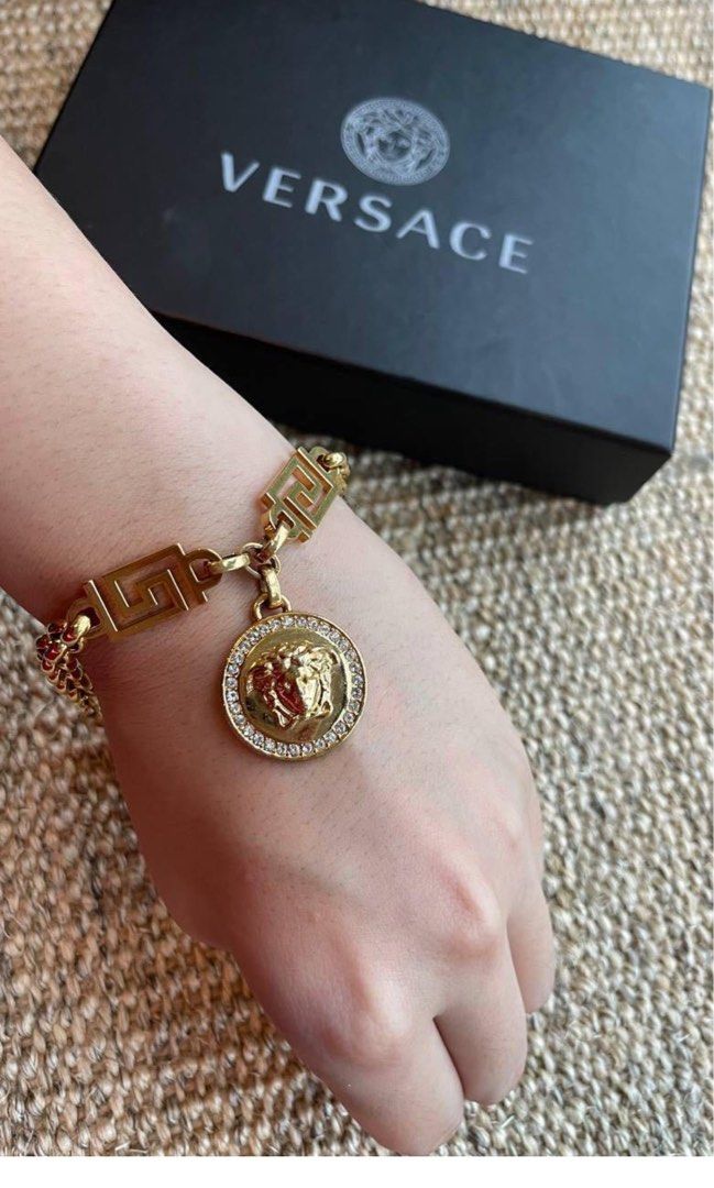 Versace icon new arrivals medusa bracelet