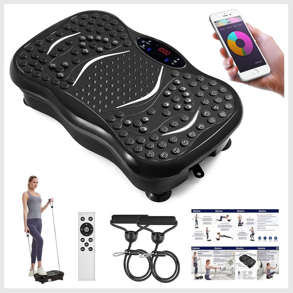 LifePro Rhythm Vibration Plate Machine - Whole Body Vibration Platform for  Home Fitness - Vibration Exercise Machine for Cardio Workout & Weight Loss