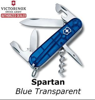 VICTORINOX SPARTAN BLUE TRANSPARENT 1.3603.T