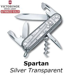 VICTORINOX SPARTAN SILVER TRANSPARENT 1.3603.T7