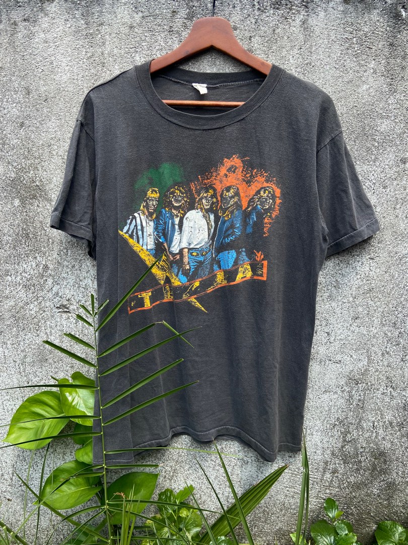 Vintage 80s Tesla Band, Men's Fashion, Tops & Sets, Tshirts & Polo