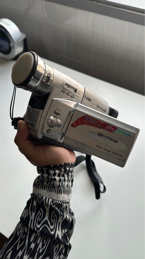 Vintage Camcorder VHS Panasonic, Photography, Video Cameras on Carousell