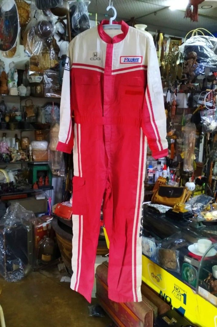 Vintage Honda Mechanic Jumpsuit Japanese, Men's Fashion, Tops & Sets