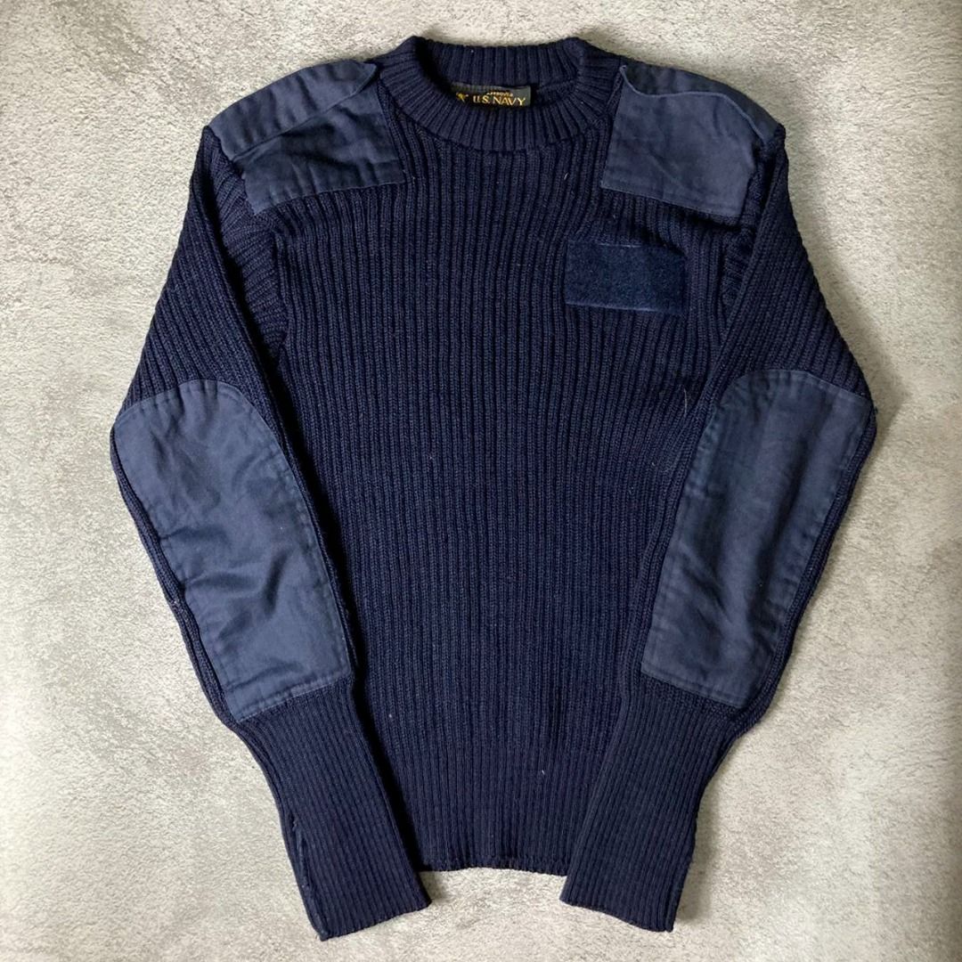 Vintage U.S Navy Official Pullover wool sweater Men s Fashion