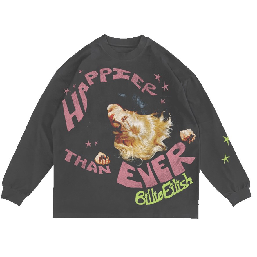 Billie eilish hot sale long sleeve shirt