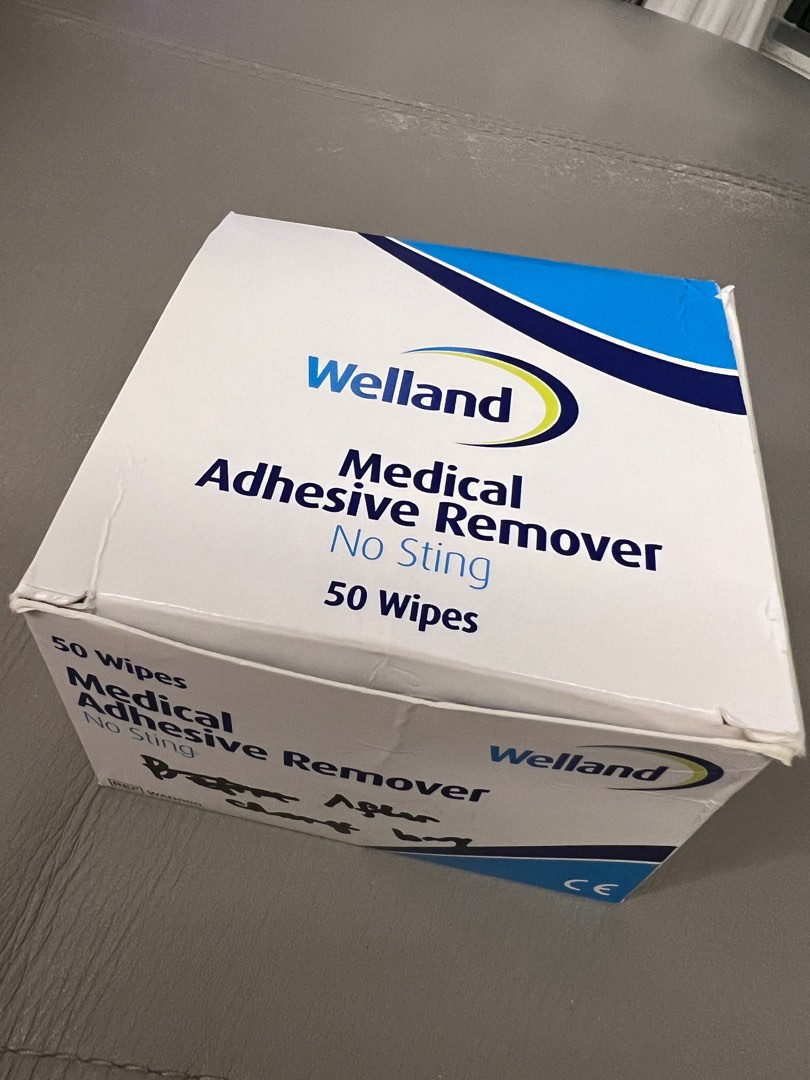 Medical Adhesive Remover Wipes - Welland Medical