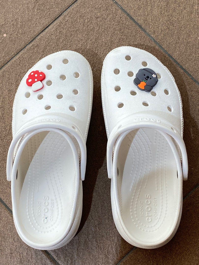 White Crocs