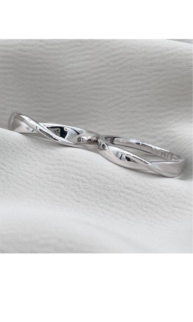 White gold on sale plated wedding band