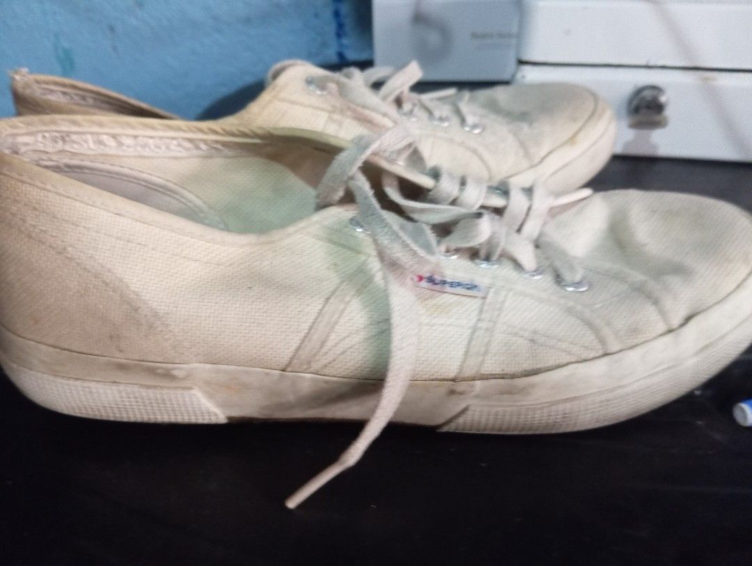 White superga rubber shoes Women s Fashion Footwear Sneakers on