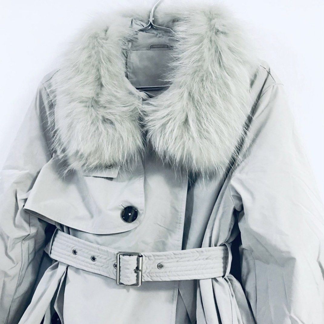 Down coats sale with real fur