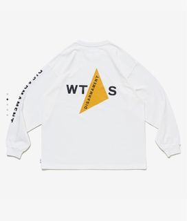 Wtaps tee 間條橫間BDY 02 / LS / COTTON. TEXTILE. SIGN, 男裝, 上身