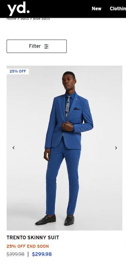 Yd suits best sale