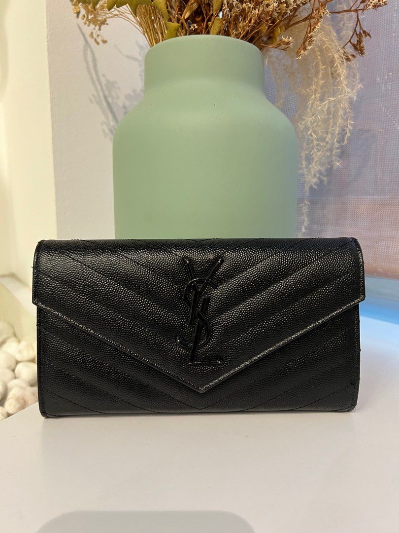 Ysl large wallet on sale