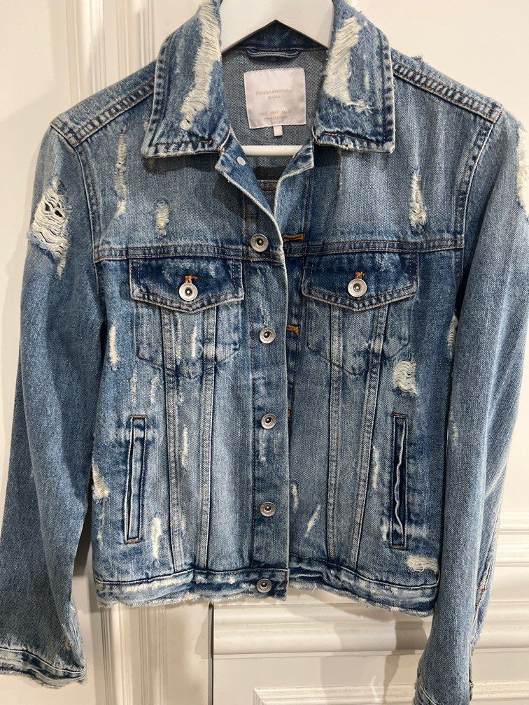 GenesinlifeShops Canada - Blue Distressed denim jacket Saint Laurent -  SAINT LAURENT LOULOU LARGE SHOULDER BAG