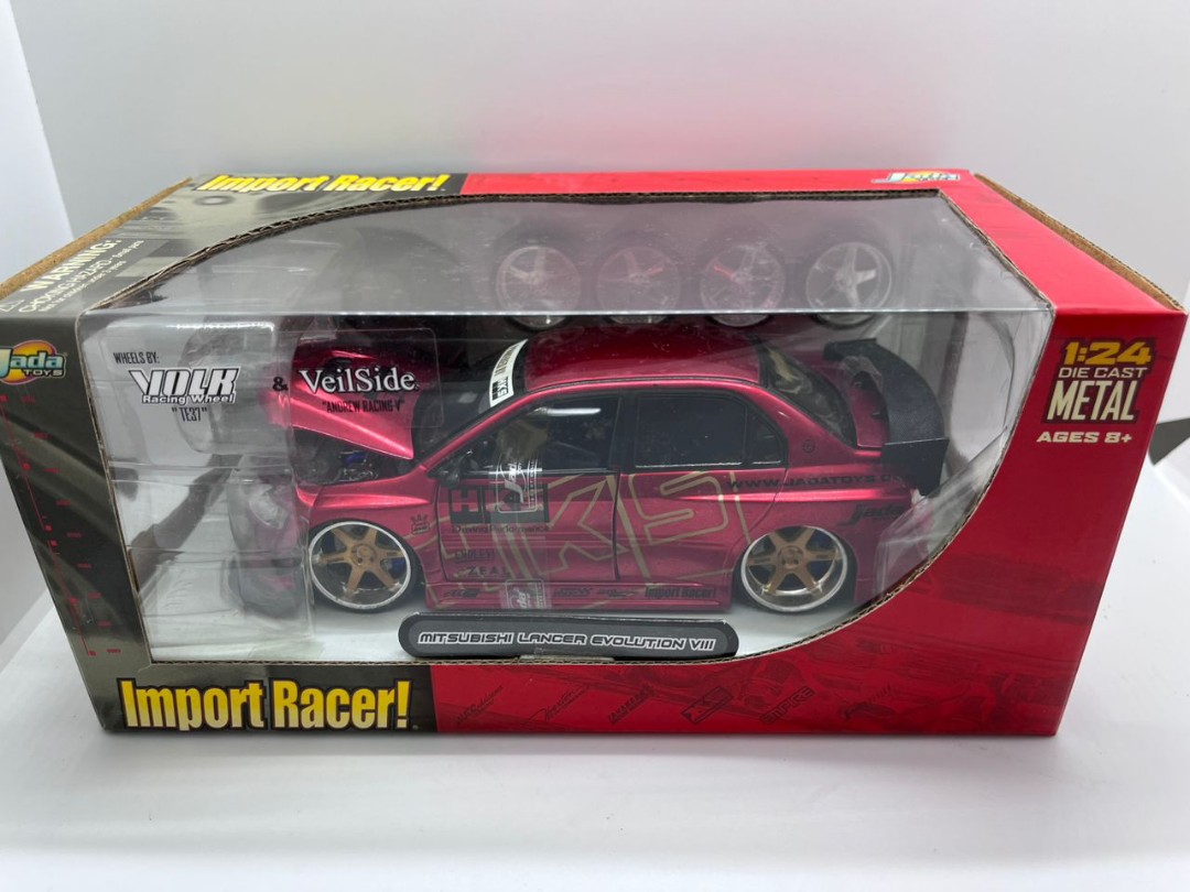 1:24 Mitsubishi Lancer Evolution VIII Import Racer by Jada Toys ...