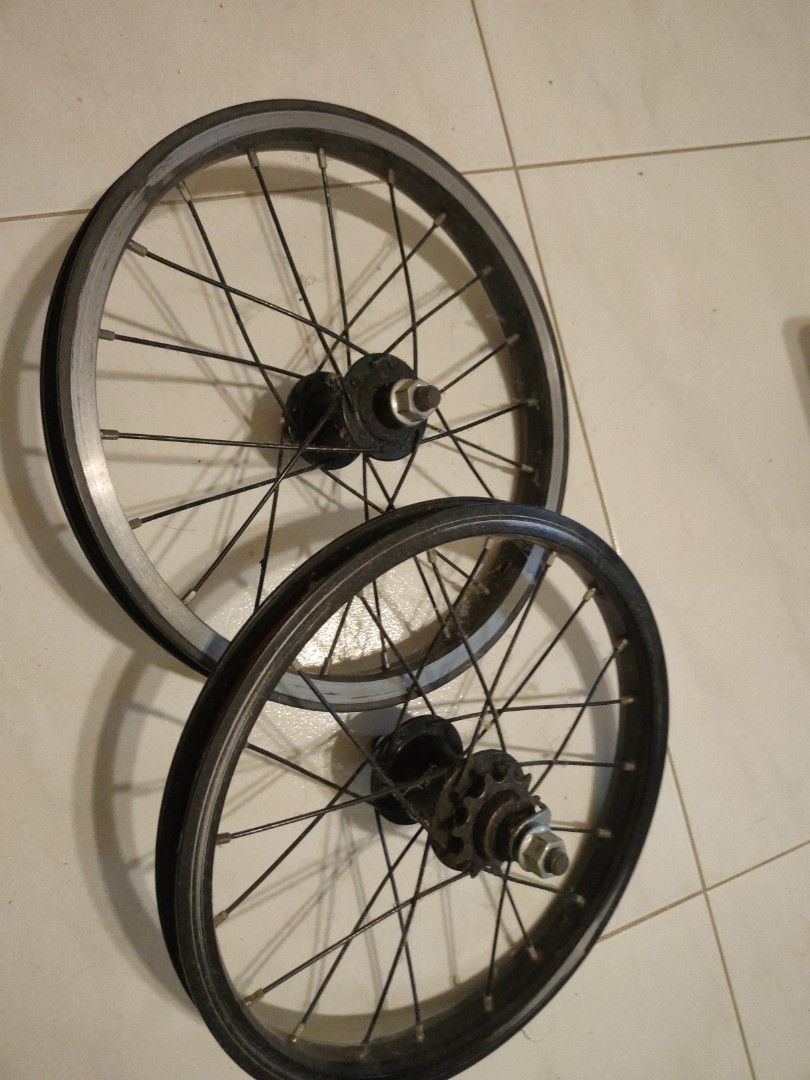 14 inch wheelset for folding bike Sports Equipment Bicycles