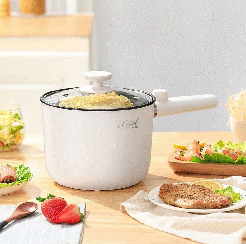 Electric Steamer, Multi-functional Frying, Boiling, Small Electric