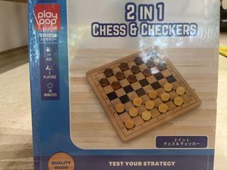 2 in 1 Chess and Checkers