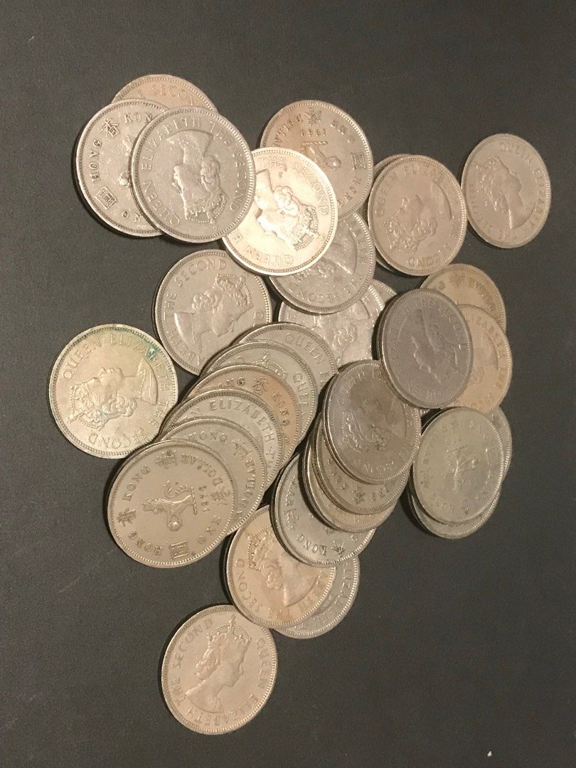 香港早期大餅壹圓30個, 興趣及遊戲, 收藏品及紀念品, 錢幣- Carousell