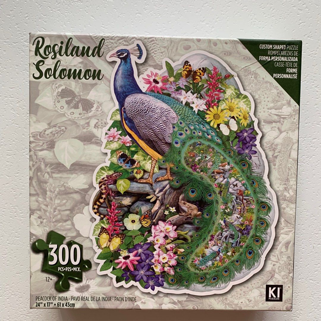 買4送1 Puzzle 300 - 孔雀砌圖拼圖拼图300塊jigsaw puzzle, 興趣及遊戲