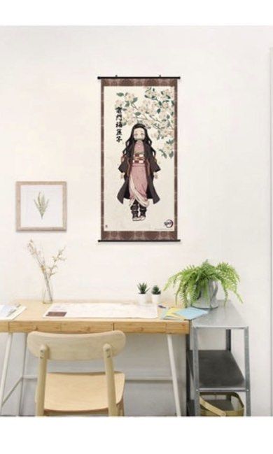 鬼滅之刃禰豆子掛軸, 興趣及遊戲, 玩具& 遊戲類- Carousell