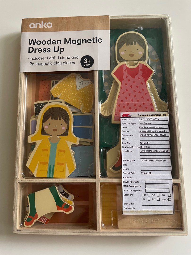 Wooden Magnetic Dress-up Kit