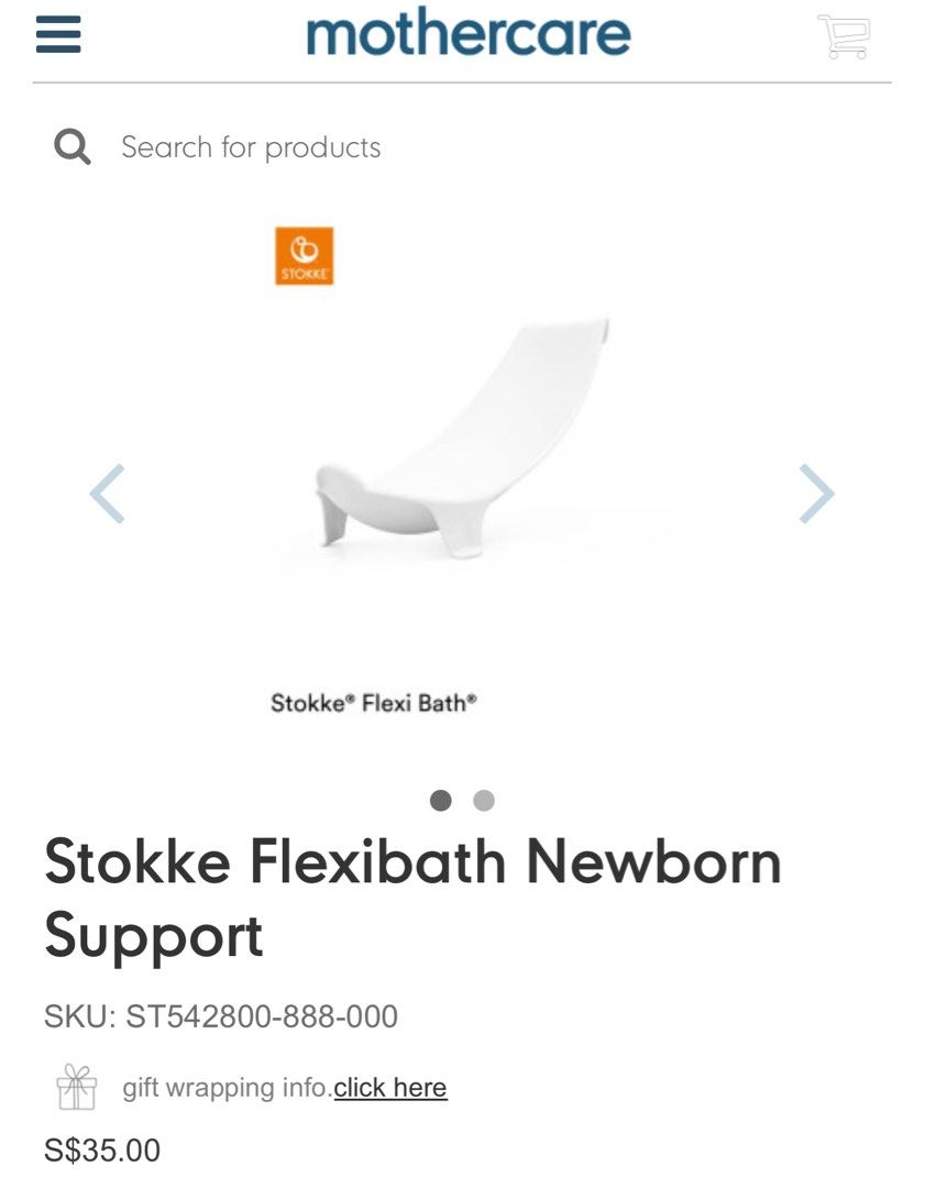 Stokke flexi bath sales mothercare