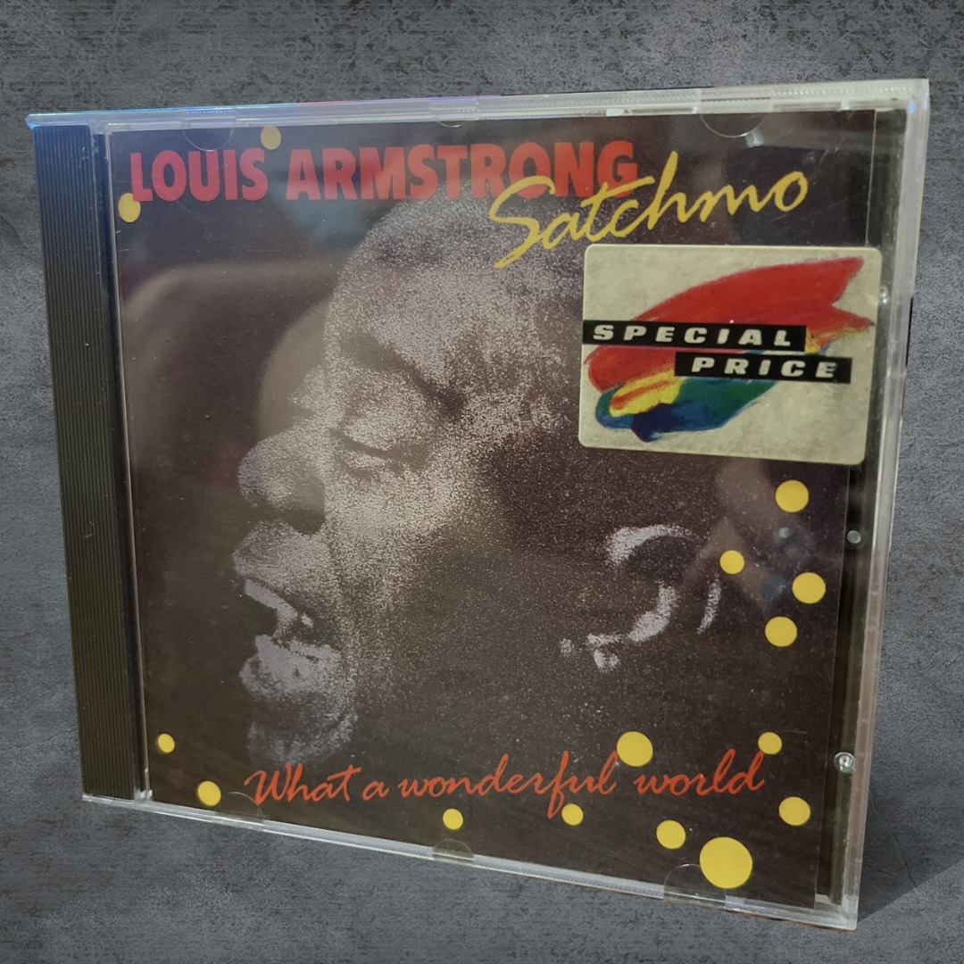 LOUIS ARMSTRONG WHAT A WONDER WORLD CD WITH TIN CASE， BRISA