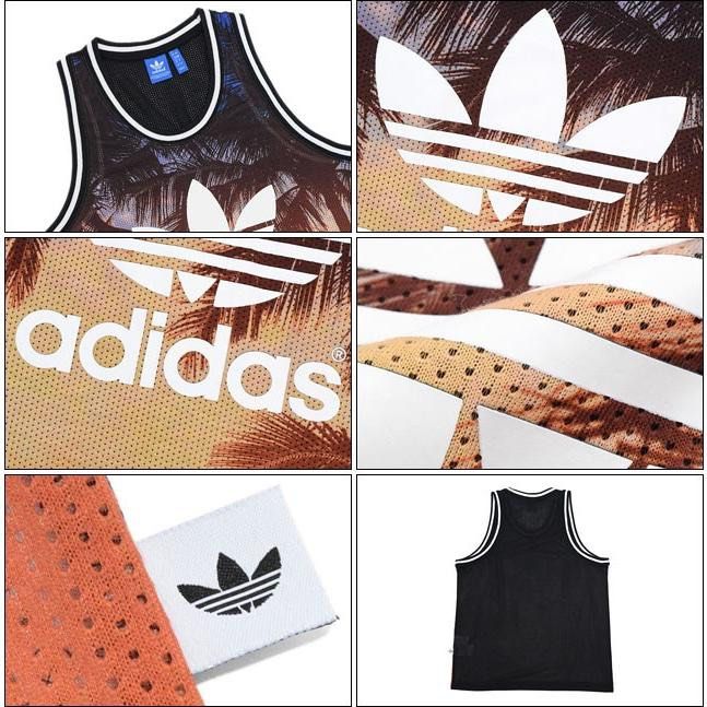 ADIDAS ORIGINAL ALLOVER PALM TANK TOP Men s Fashion Activewear