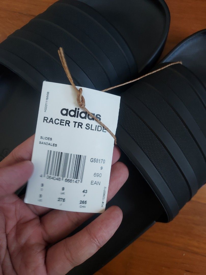 Adidas Racer TR Slide Slippers, Men's Fashion, Footwear, Flipflops and ...