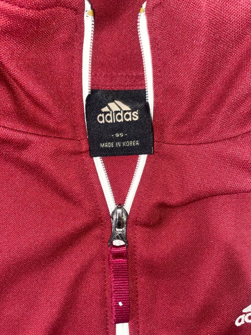Adidas Track Jacket Maroon
