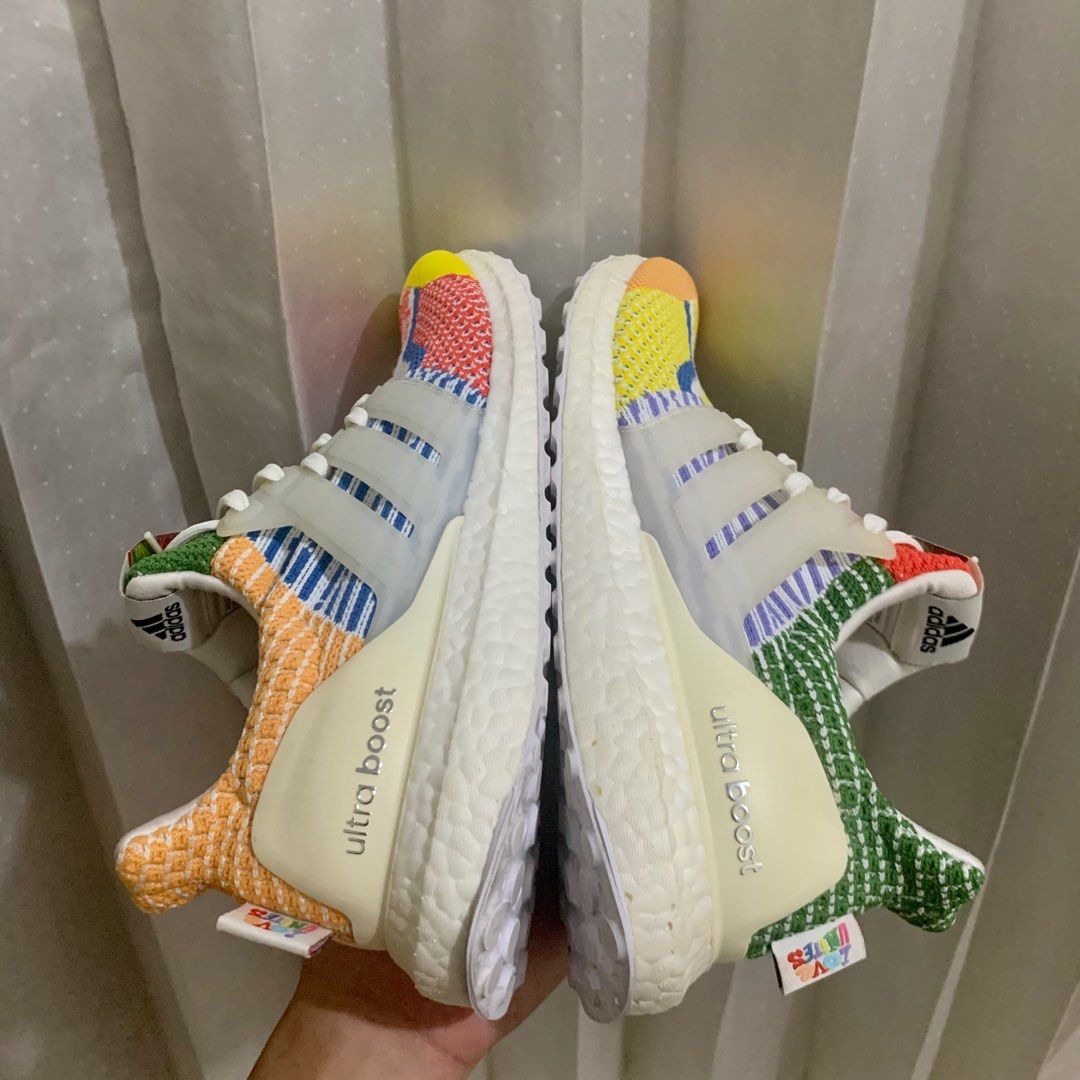 Adidas Ultraboost 50 Dna Pride Pack Love Unites Fesyen Pria Sepatu Sneakers Di Carousell 8289