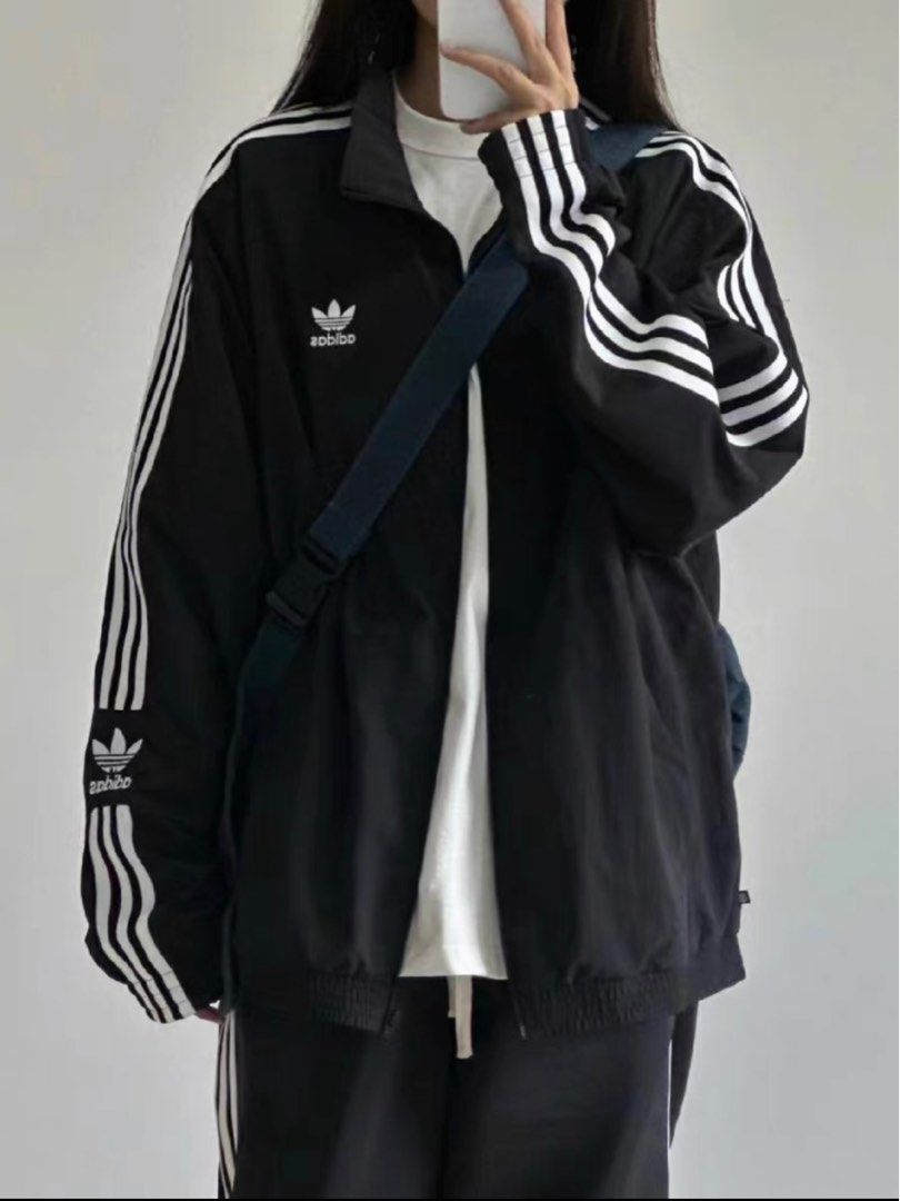 Adidas zip up windbreaker shop
