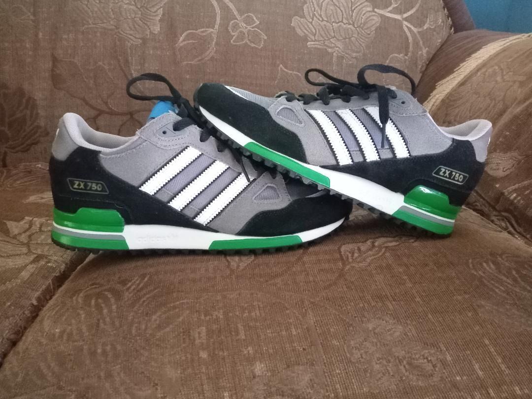 Adidas zx 750 top grey black green