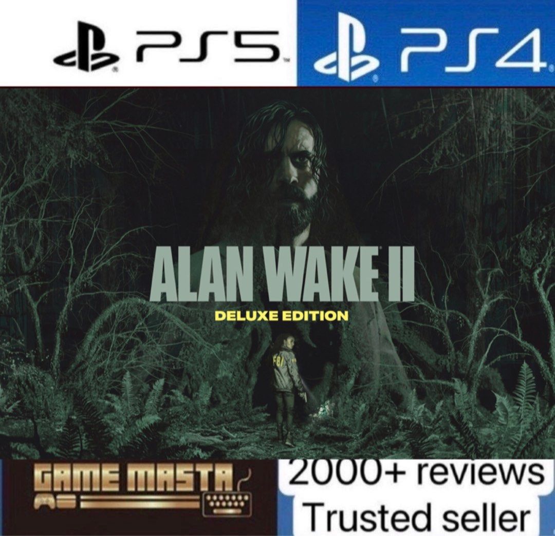 Alan Wake 2 DELUXE EDITION PS4/PS5 PlayStation Digital / XBOX Games edition