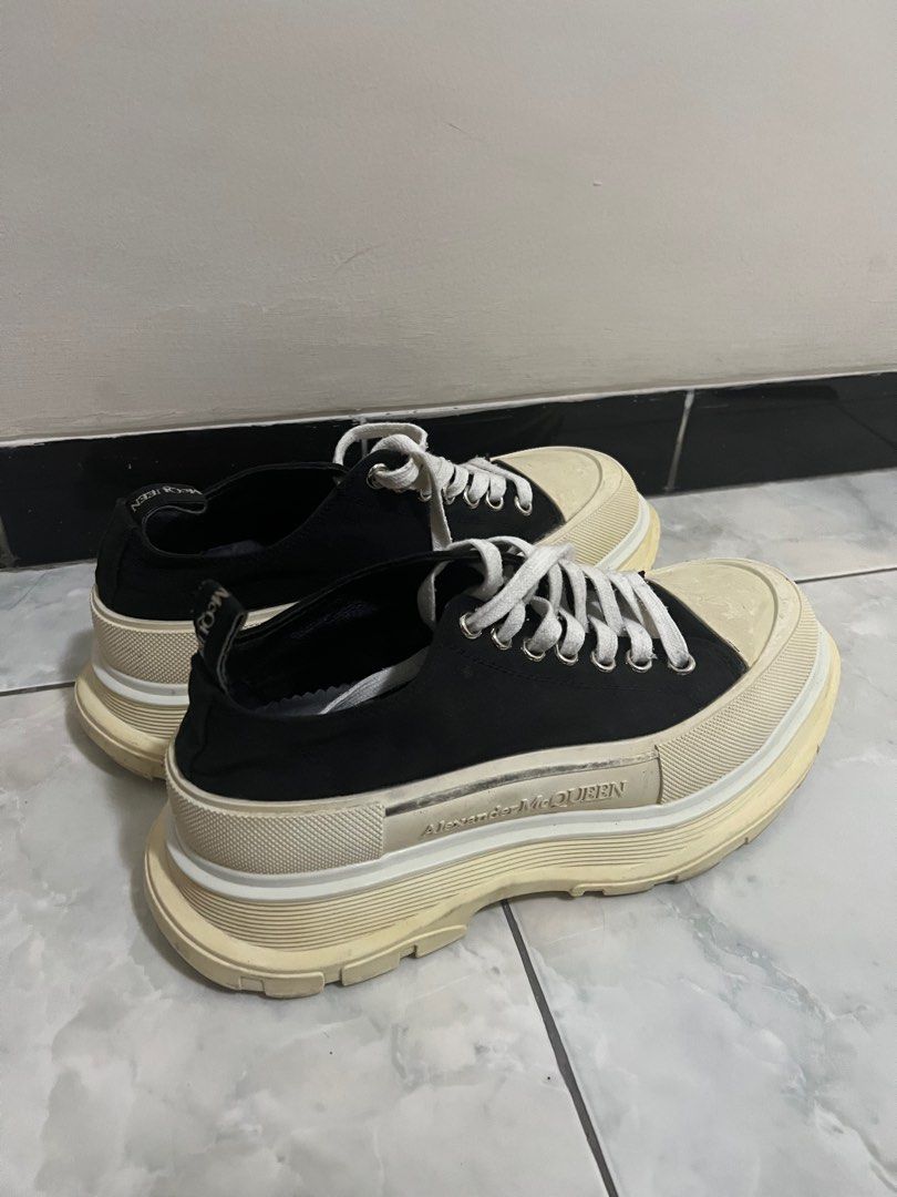 Alexander McQueen Platform Canvas Sneakers size 40, Fesyen Wanita