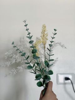 Eucalyptus and Catkins (Artificial Flowers or Fake Flowers)